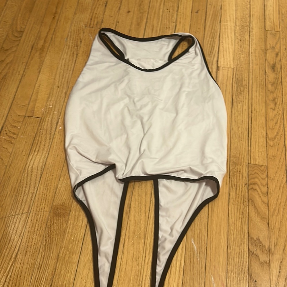 White and black five dancewear shirt